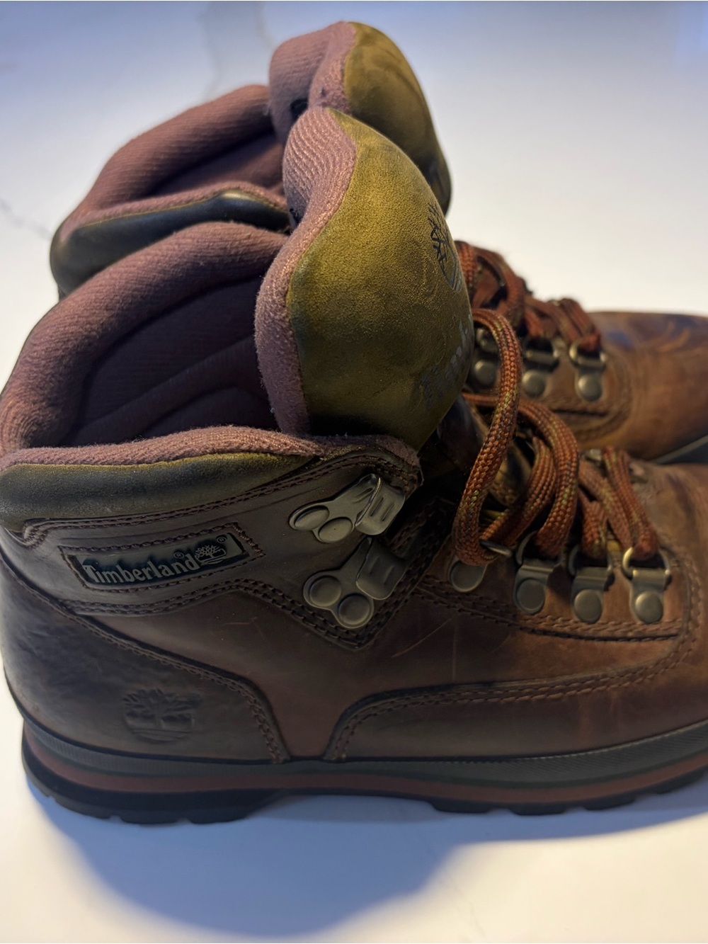 Timberland Brown Leather Outdoor Lace-Up Boots